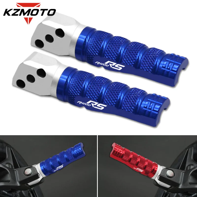 NEW For R1200RS R 1200RS r1200rs 2015 Motorcycle Accessory CNC Rear Passenger Footrest Foot Pegs Rear Pedals Anti-slip Footpegs