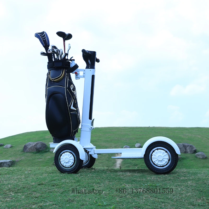 Cheap 1000w Single Seat 20km Electric Golf Cart Scooters 4 Wheel Folding Golf Carts Electric