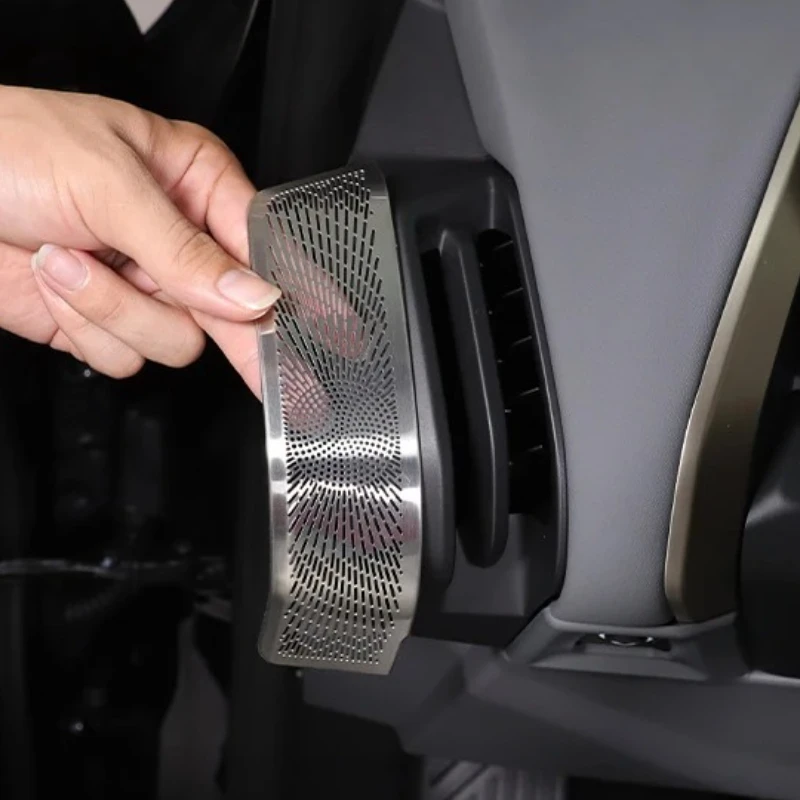 

DUTRIEUX For BMW X3 G45 2025-2026 Stainless steel Car Dashboard Air Conditioning Side Vent Cover Trim Interior Car Accessories