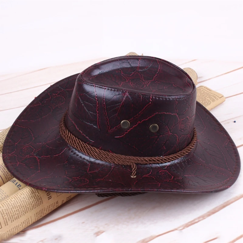 Retro Hipster Cowboy Hat Western Large Brim Cowboy Hat Outdoor Trend Casual