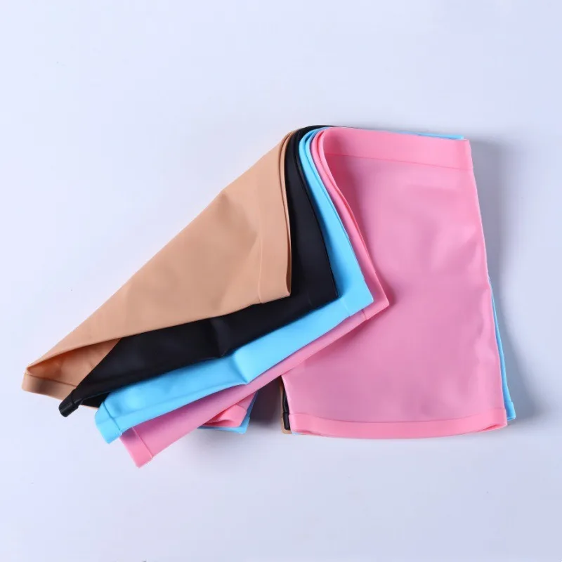 Soft Silicone Swim Trunks Waterproof Quick Dry Beach Shorts Junior Pool Party Bathing Suit Elastic Waist Sun Protection Swimwear