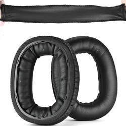 Replacement  Earpads Headband Cover Compatible with MARSHALL Monitor II 2 ANC Wireless Headphone Ear Pads Earmuffs With Buckle