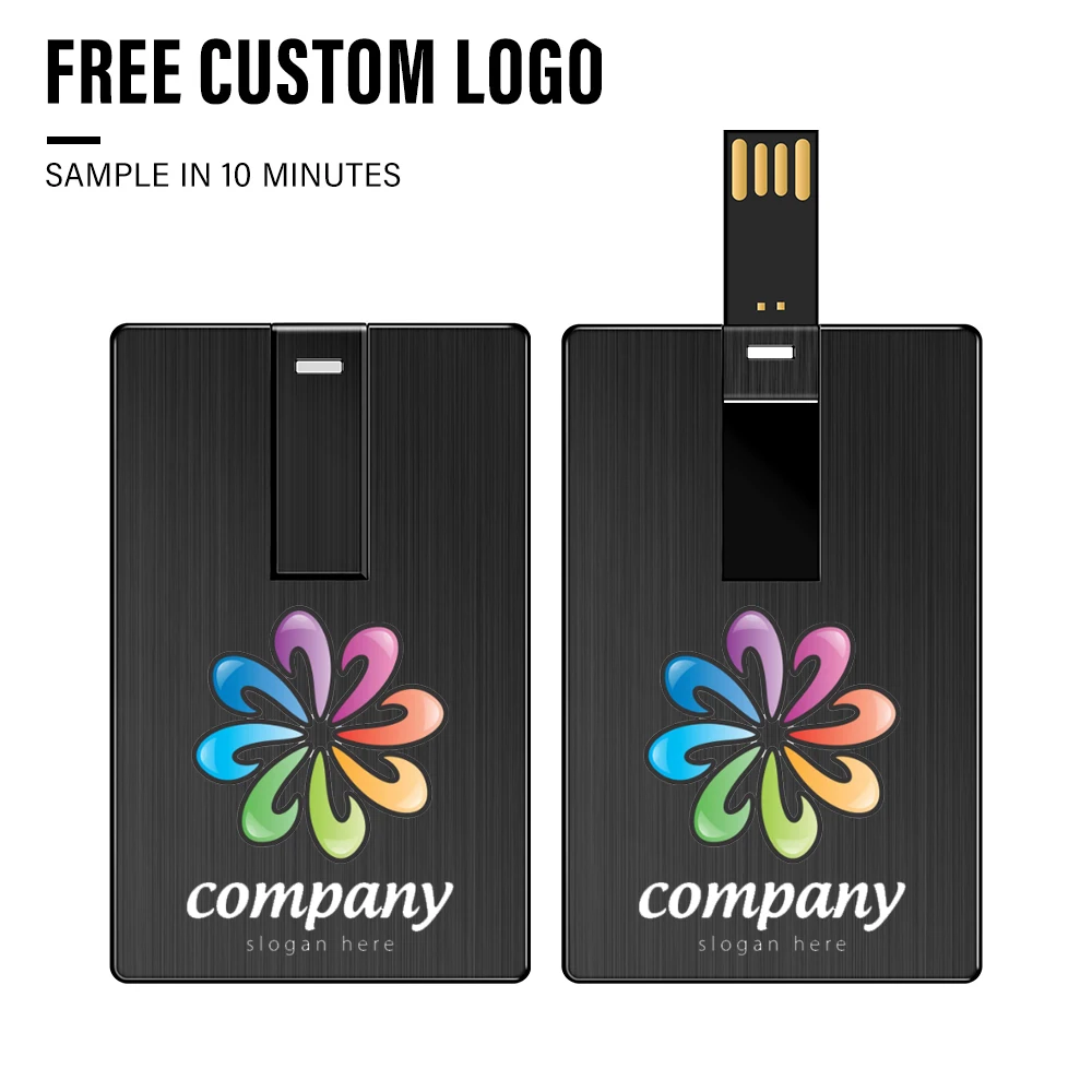 

Customized Company LOGO Coloful Photo Credit Card USB Flash Drive Pendrive 4GB 8GB 16GB 32GB 64GB 128GB Pen Drive Memory Stick