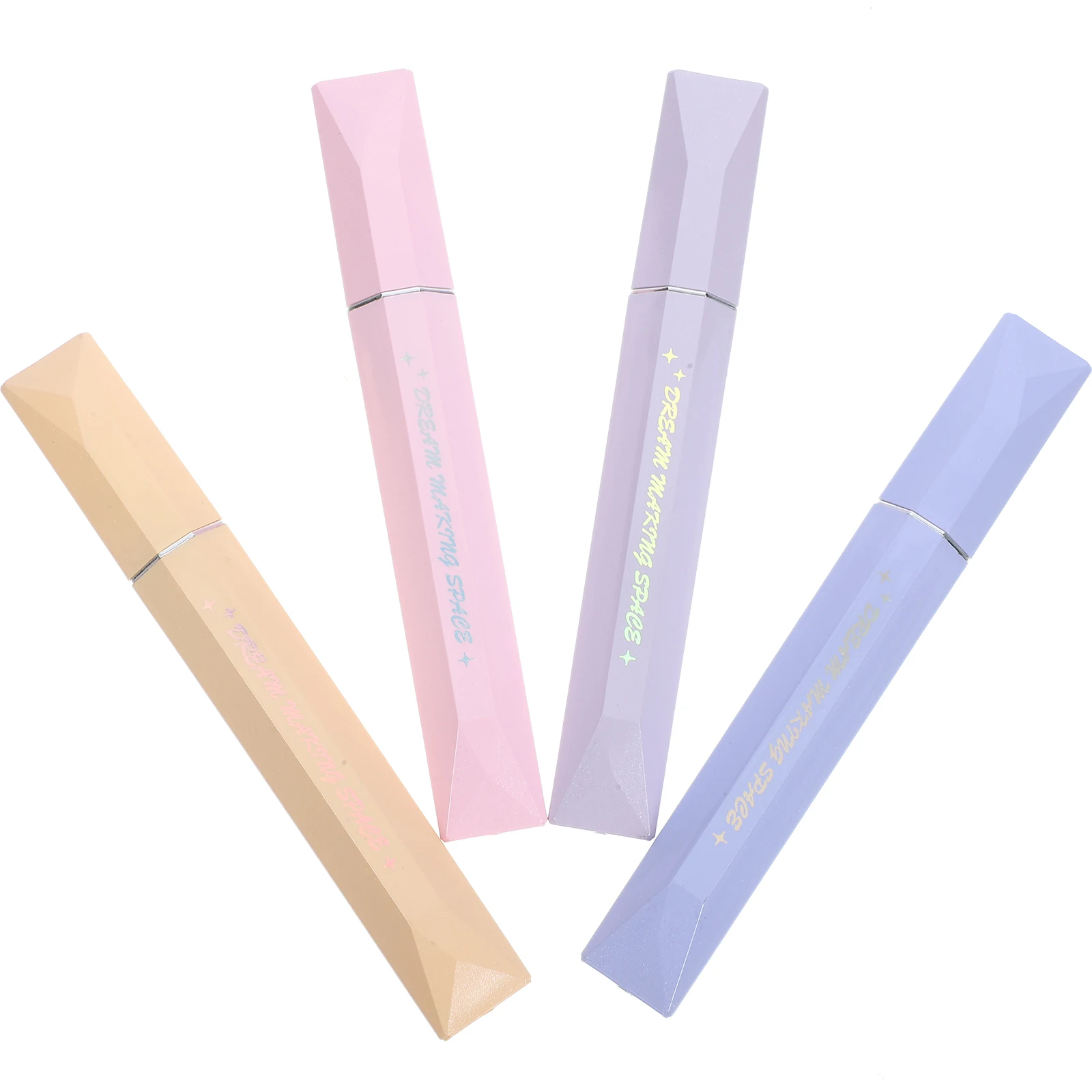 

4 Pcs Soft Tip Highlighters Aesthetic Colored Pens Note Marking Study Tools Fluorescent Pens Markers Student Journal Drawing