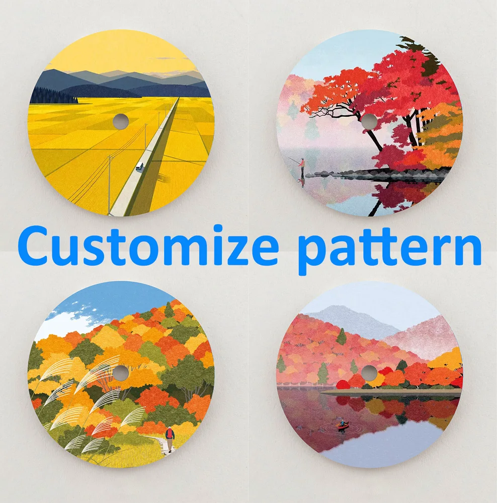 NH35 Dial 28.5mm Dial Natural Landscape Creative Dial NH36 Dial Colour Dial Fit NH35/36 Movement Watch Parts Replacement Custom