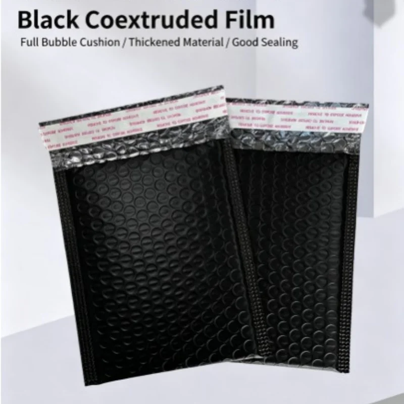 10pcs Black Bubble Envelope Bag Mailing Bag Office Packaging Bag Self Adhesive Packaging Bag Gift Wrapping Bag
