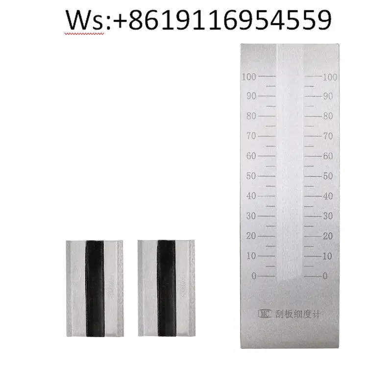 

Измеритель тонкости порошка Qixin из нержавеющей стали, одноразъемный/двухразъемный, для измерения тонкости краски, QXD, диапазон 0-25