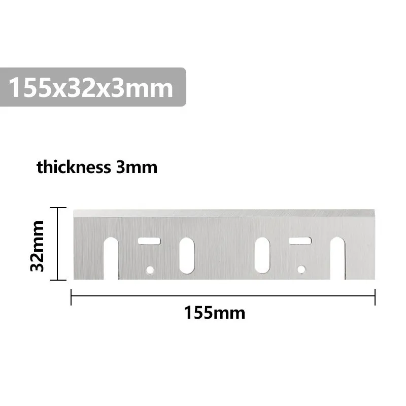 XCAN-Hoja cepilladora eléctrica para Makita, herramientas de carpintería, 2 piezas, 1804N, 1805N, 136x32x3mm, 155x32x3mm