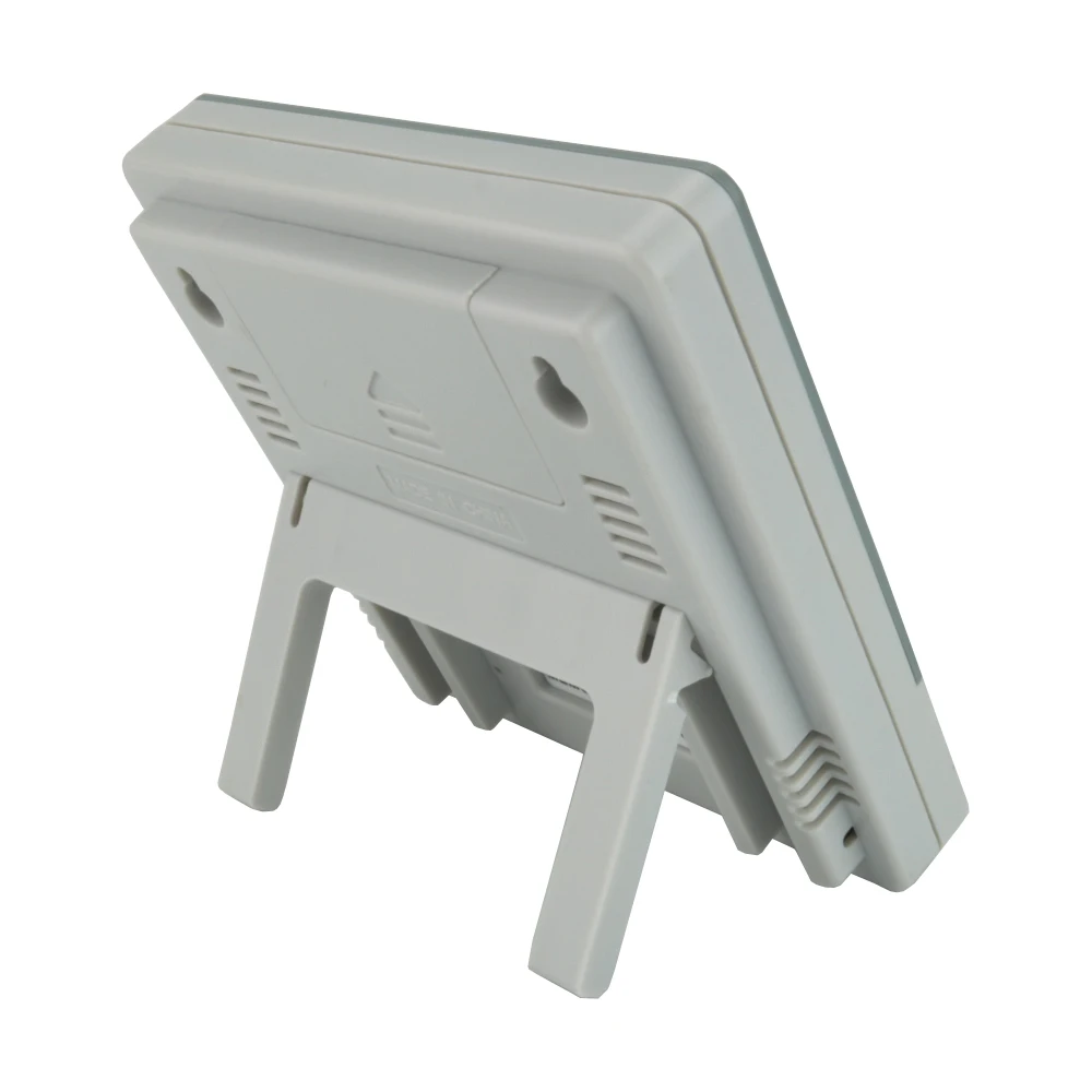 Termômetro higrômetro de alta precisão, relógio, medidor de temperatura e umidade, testador, estação meteorológica, calendário e relógio, alarme as808