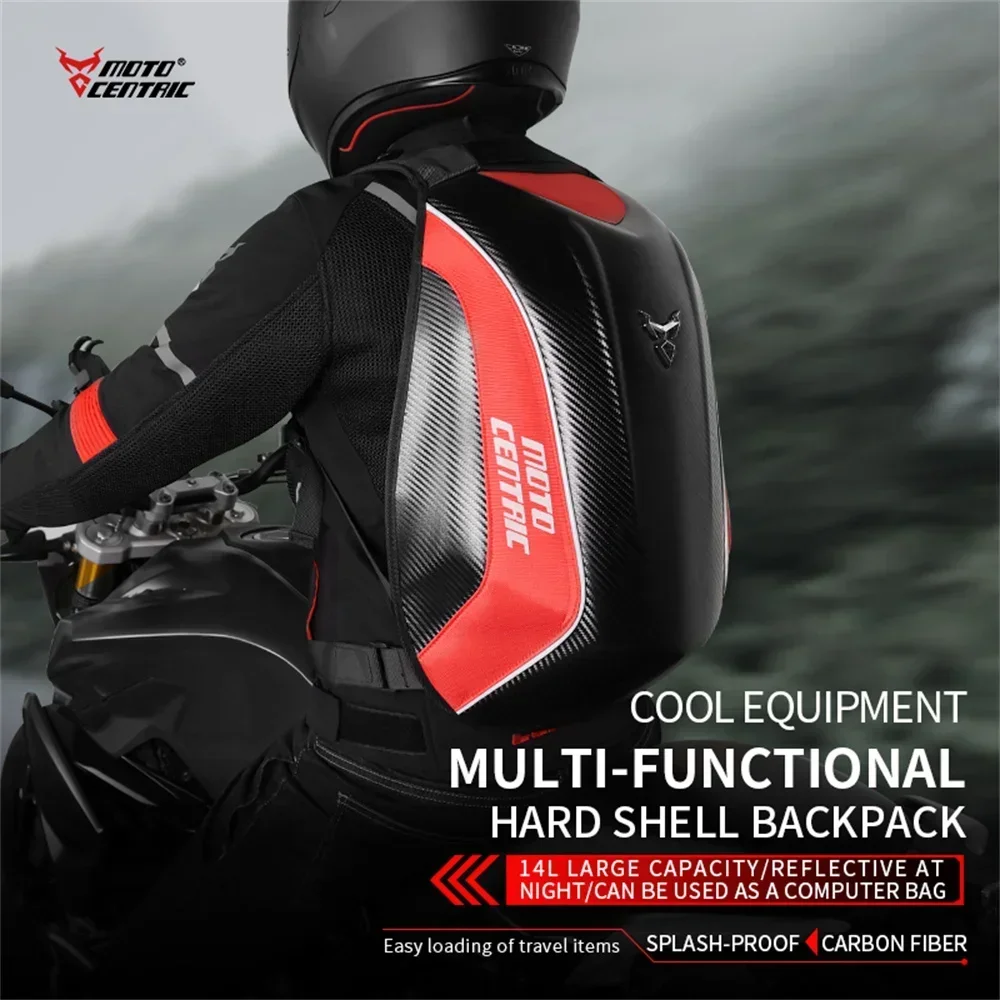Motorcycle Backpack Bag Moto Riding Backpack Luggage Schoolbag Cycling Waterproof Hard Shell Bag  Moto Accessories