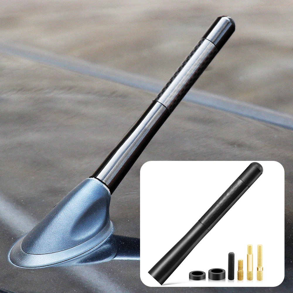 

Carbon Fiber Short Radio Antenna Car Styling Accessories for Mercedes Benz GLS63 GLS GLE43 Shooting S400 ML450 B55