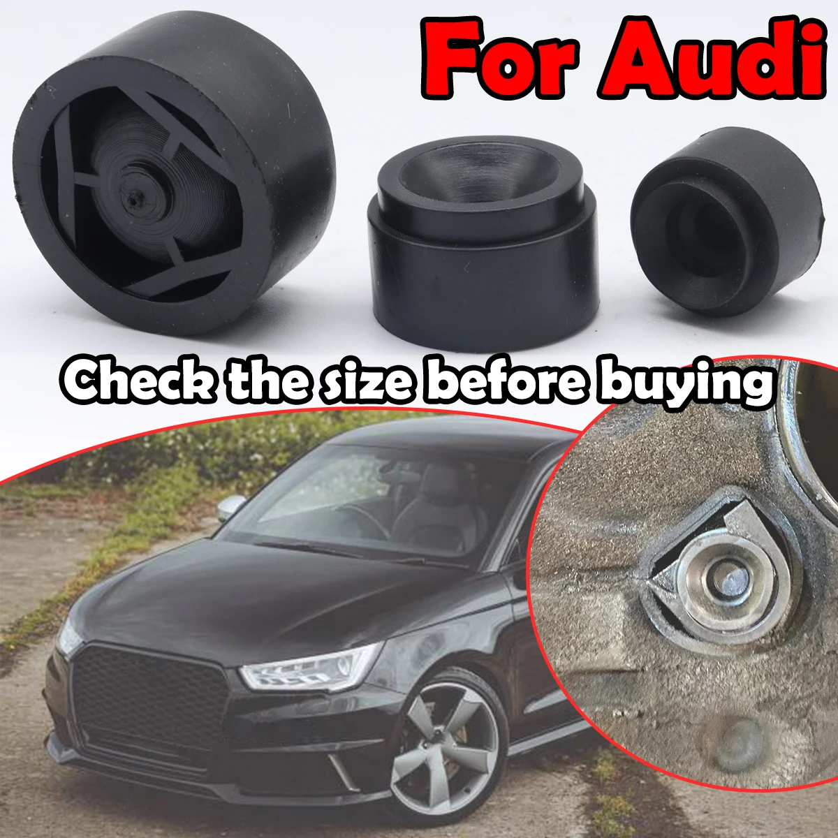 

Car Engine Cover Mounting Clip Push-on Connector Grommet Bushing Absorber For Audi A1/S1 A3 A4/S4 A5/S5 A6/S6 A8/S8 Q2 Q5 TT/TTS
