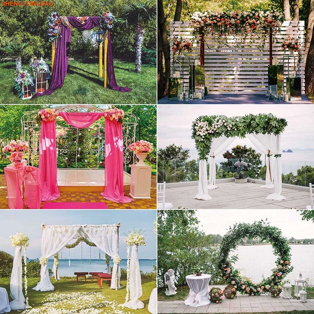 

Flowers Wedding Background Photography Curtain Artifical Plants Photocall Backdrop Children Studio Photozone Supplies