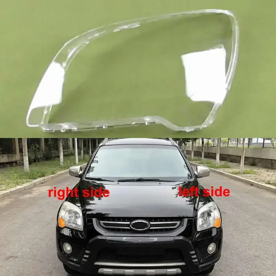 

Для Kia Sportage 2007 2008 2009 2010 2011 2012, прозрачная крышка фары, линза из плексигласа, автозапчасти