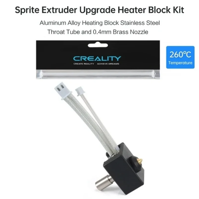 300 ℃   Upgradekit voor verwarmingsblok voor hoge temperaturen, Creality Sprite extruderaccessoire voor Ender-3 S1 CR-10 Smart Pro Sermoon V1