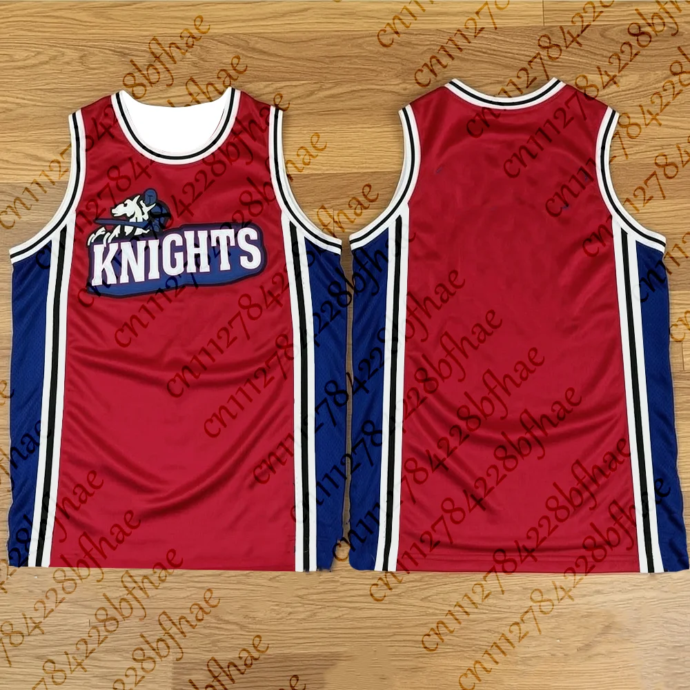 Men's and Women's Like Mike LA Knights Movie Basketball Jersey Retro Breathable Athletic Uniform Sport Shirt for Children