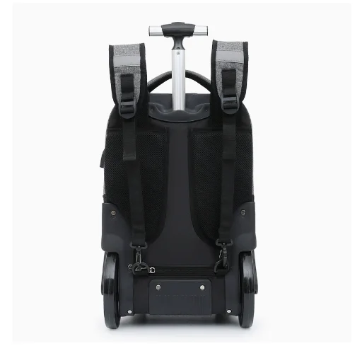 School Trolley Backpack Bag with Shoulder Straps Travel Trolley Backpack Carry-On Backpack for Men Travel Wheeled backpack bags