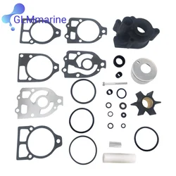 46-96148A8 Water Pump Impeller Kit for Mercruiser Stern Drives Pre-Alpha 165-898 R/MR/ALPHA ONE 46-32437A3 46-37433A1