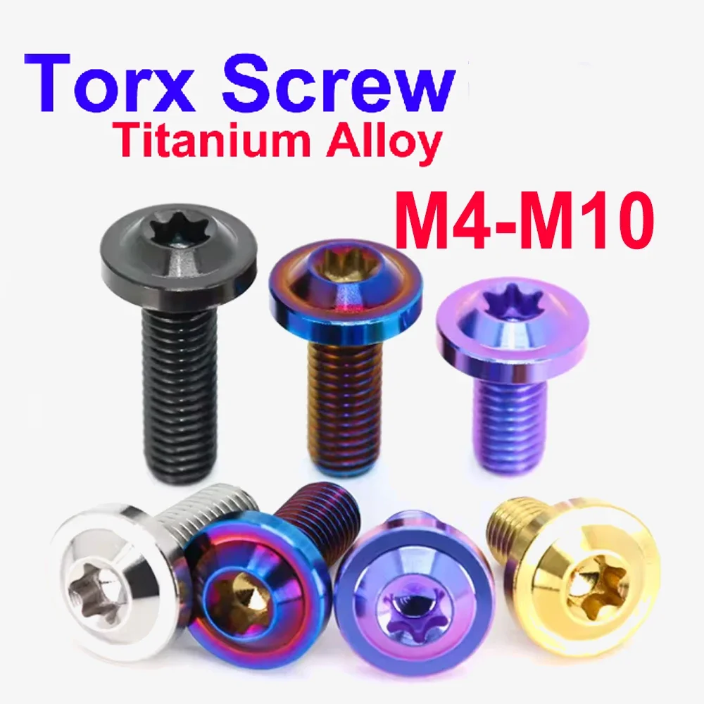 M4/M5/M6/M8/M10x10/15/20/25/30/35/40/45/50/60/70mm Torx Screws For Motorcycle Riding Modification Six Lobe RC Accessories