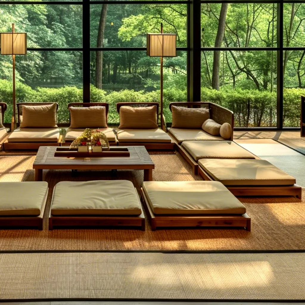 # Solid Elm Wood Sofa  Sofa Set With Soft Padding  Living Room And Bedroom