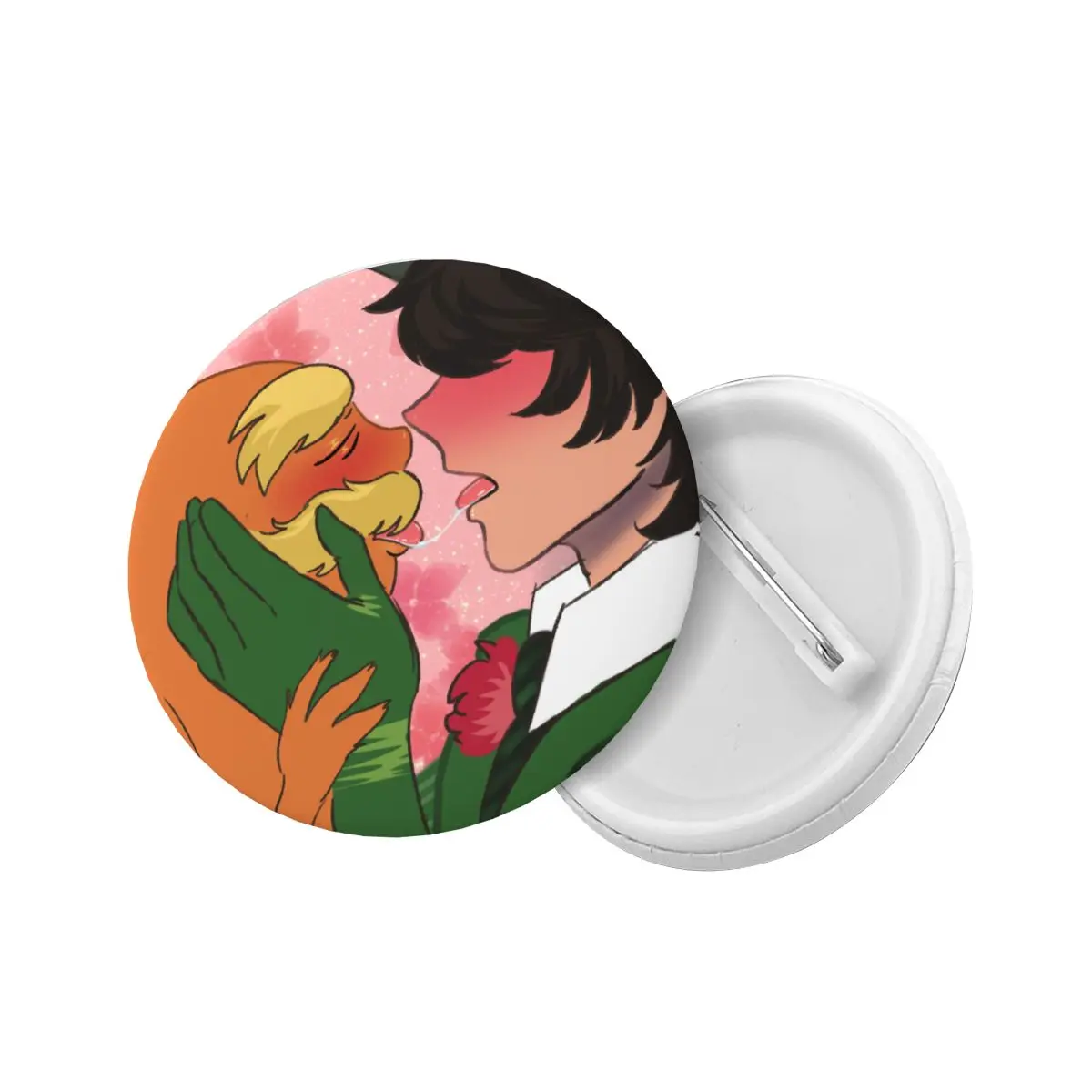 Fantasy Cartoon Movie Onceler X Lorax Pin Back Buttons Customize Brooch Badge for Backpack Pinback Birthday Gift