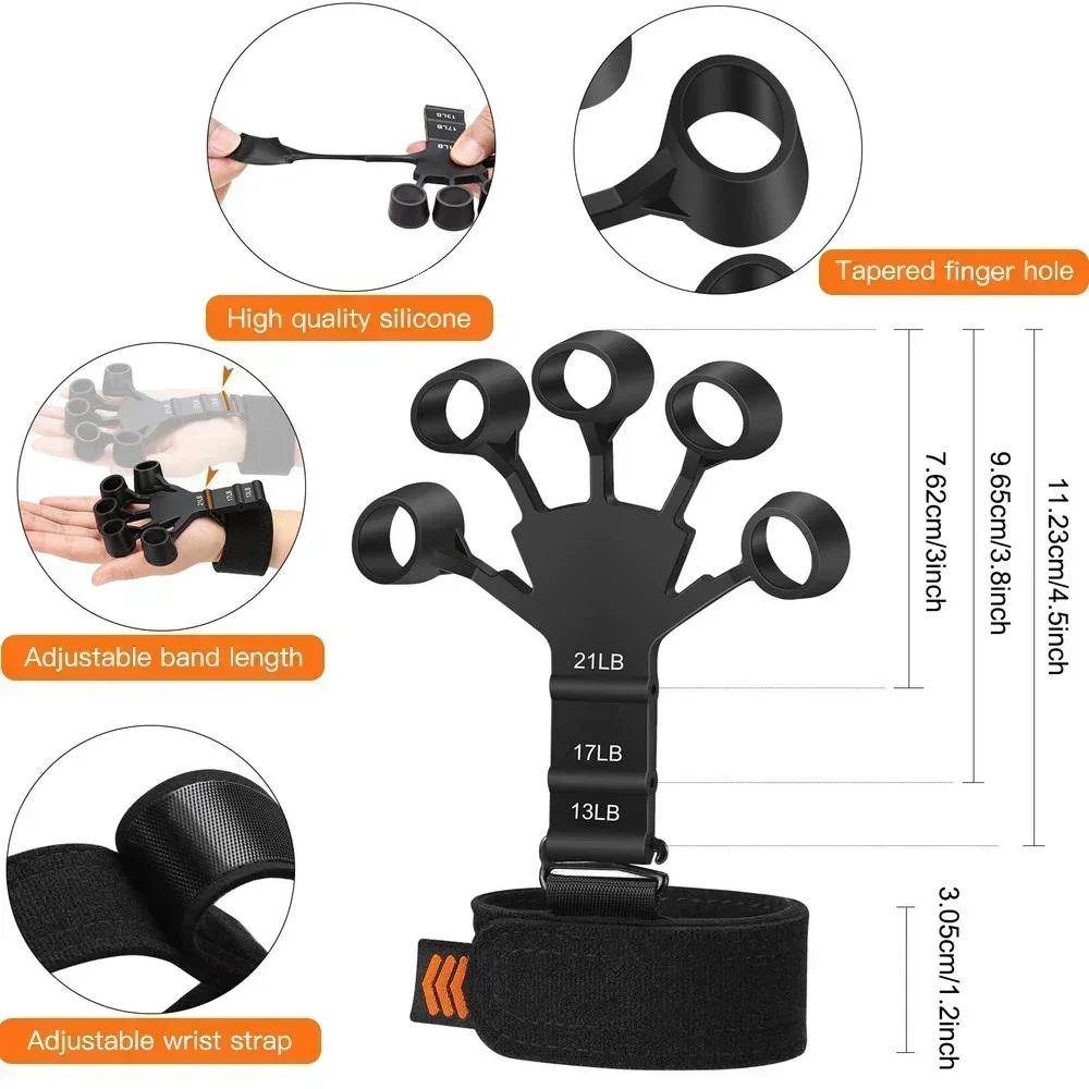 Rinforzo della presa della mano forza dell\'avambraccio Sport recupero muscolare allenamento Gripster accessori per la riabilitazione Expander