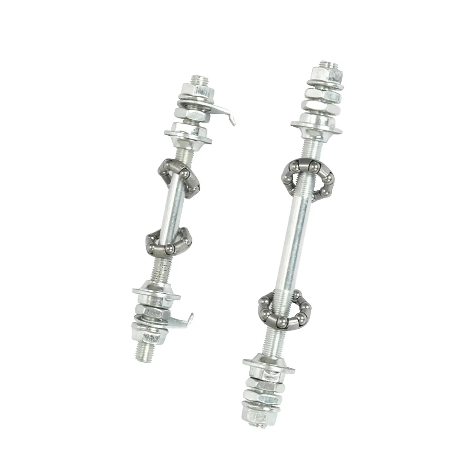 Bike Front and Rear Axle Bearings Replacement Not Easy to Break Biking High Strength Bike Wheel Hub Axle for Mountain Bikes Accs