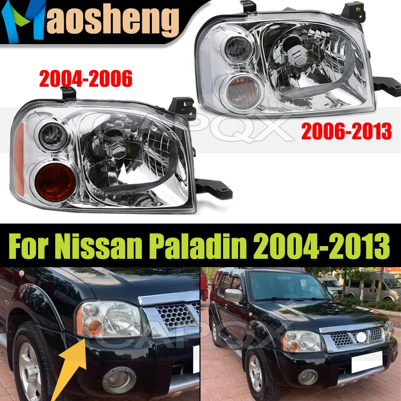 

Передняя фара, белые лампы для Nissan Paladin Xterra 2004-2013, фара водителя