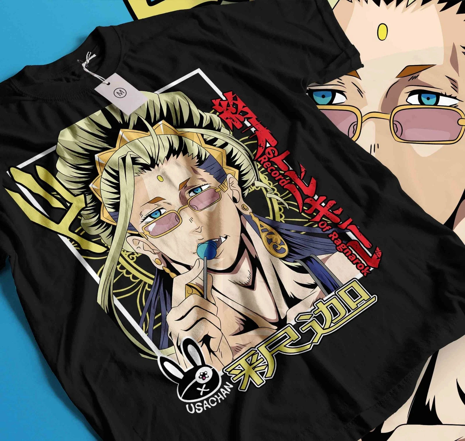 

Ragnarok Buddha Anime T-shirt for Both Men and Women, Summer Pure Cotton Comfortable and Fashionable Short Sleeved Top