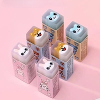 3pcs/6pcs Cute Animal Rubber, Creative Cartoon Jelly Eraser with Sweet Smell, Nice Gift for Kids and Students