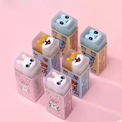 3pcs/6pcs Cute Animal Rubber, Creative Cartoon Jelly Eraser with Sweet Smell, Nice Gift for Kids and Students