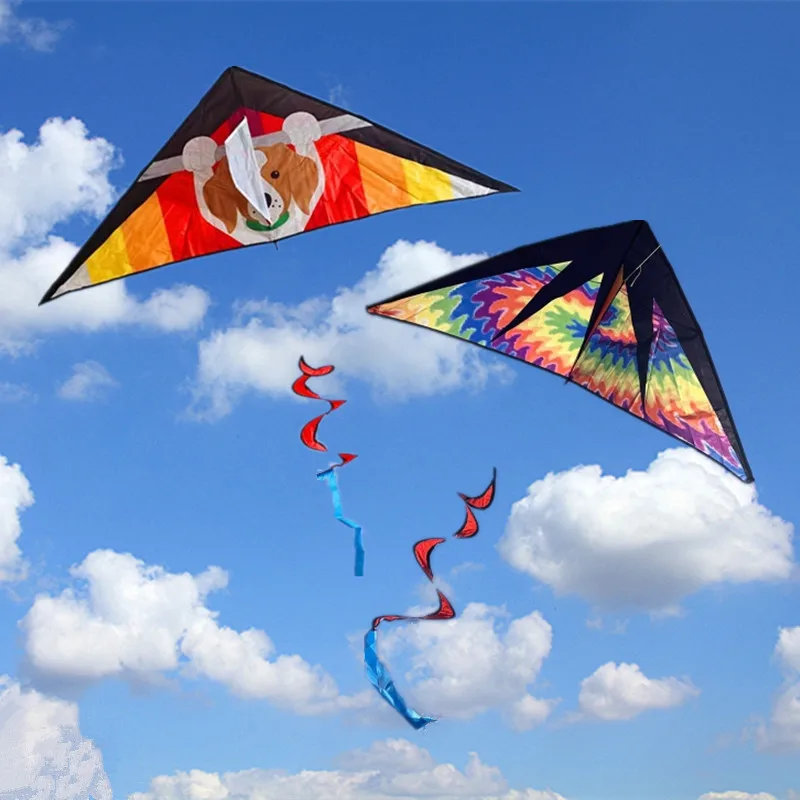 New kites delta kites flying for kids kites factory Outdoor toys rainbow kites professional flight kites nylon ripstop fabric