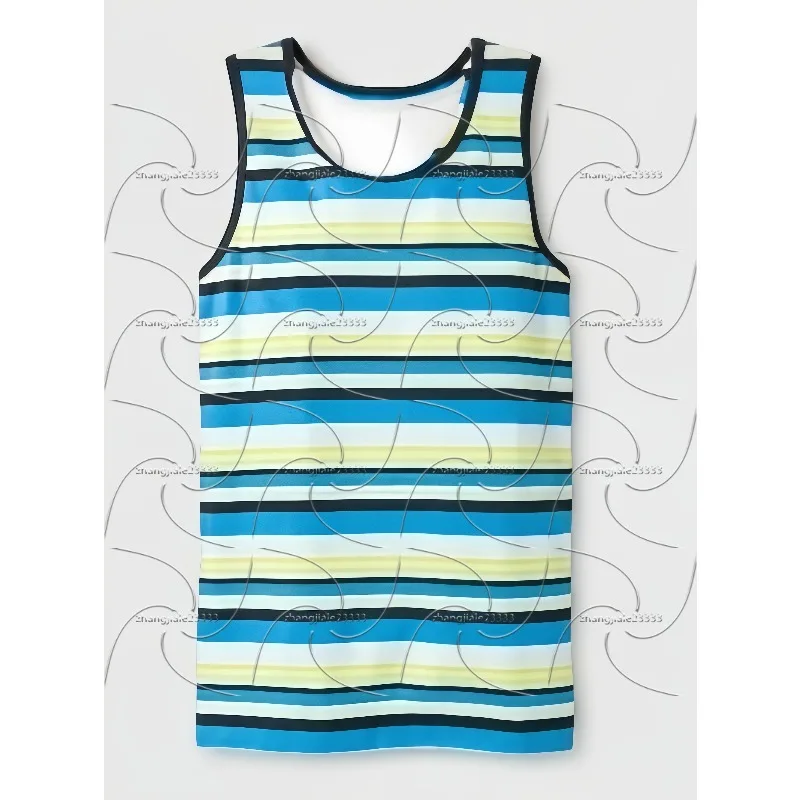 2026 قميص بدون أكمام مطبوع ثلاثي الأبعاد جديد، قميص بدون أكمام رياضي، قميص بدون أكمام على الموضة للياقة البدنية، قميص بدون أكمام لكرة القدم، نفس النمط للرجال والنساء.