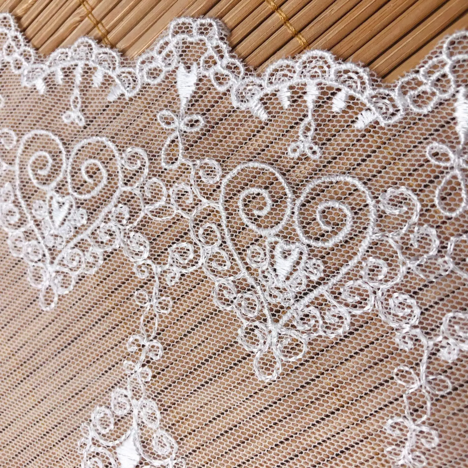 14cm width Wedding Veil clothing accessories sewing fabric Lace Ribbon Mesh Embroidery Lace love design Lolita accessories