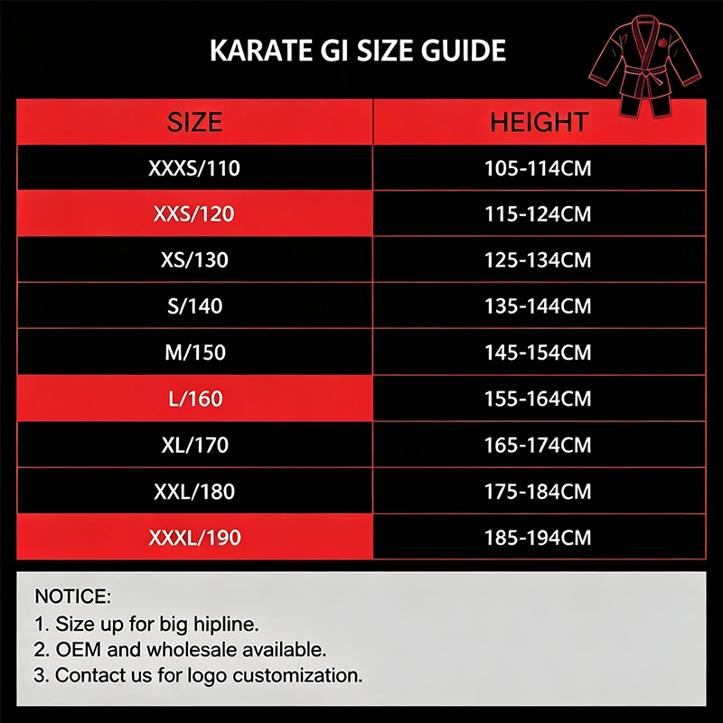 Martial Arts Karate Uniform Gi White Cotton Traditional Karate Suit Jacket & Pants for Adult Kids Karate Class Sparring Practice