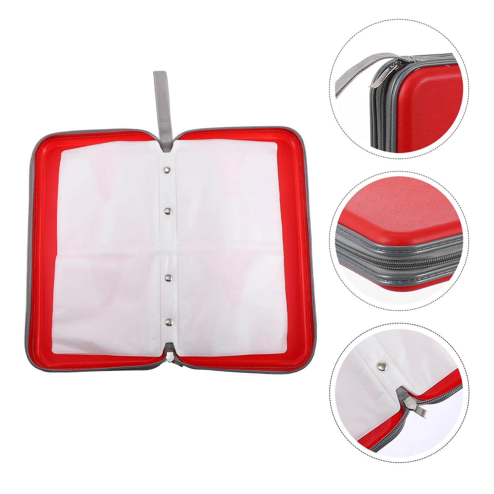 

80-Slot Media Wallet Holder Wallet Booklet Binder Cd Case Dvd Cd Holders Storage Cases Disc Storage Pouch Case