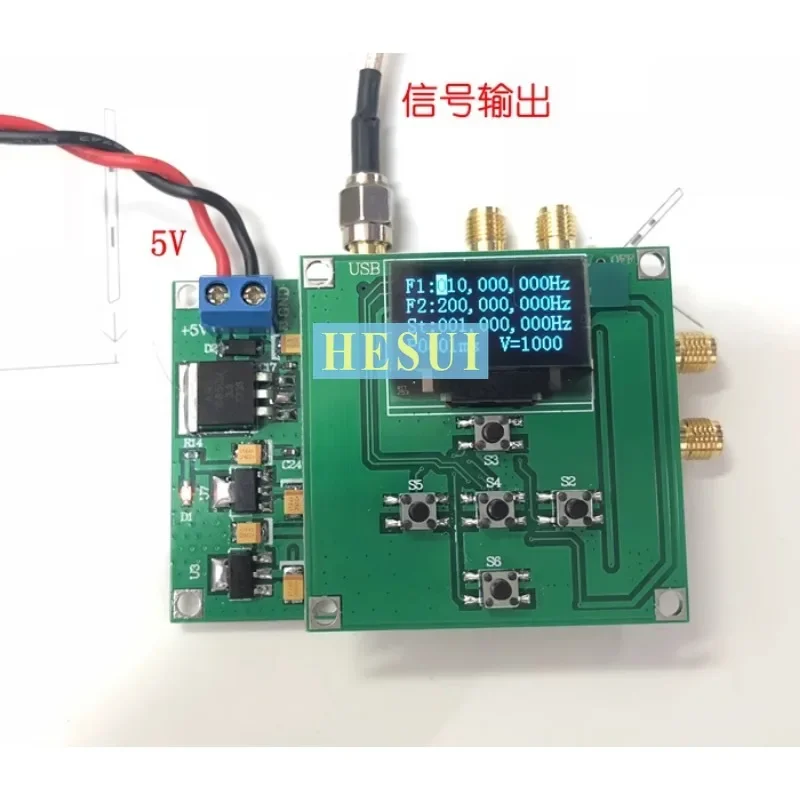 

Частота развертки AD9912, основная частота 1GSPS, 400 МГц, синусоидальный выход, синтез DDS