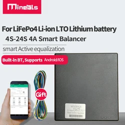 4A Smart Active Balancer Equalizer Li-ion Lipo LiFePO4 4S-24S 10S 16S 13S 8S 36V 48V 60V 24V Support Android IOS Active Balance