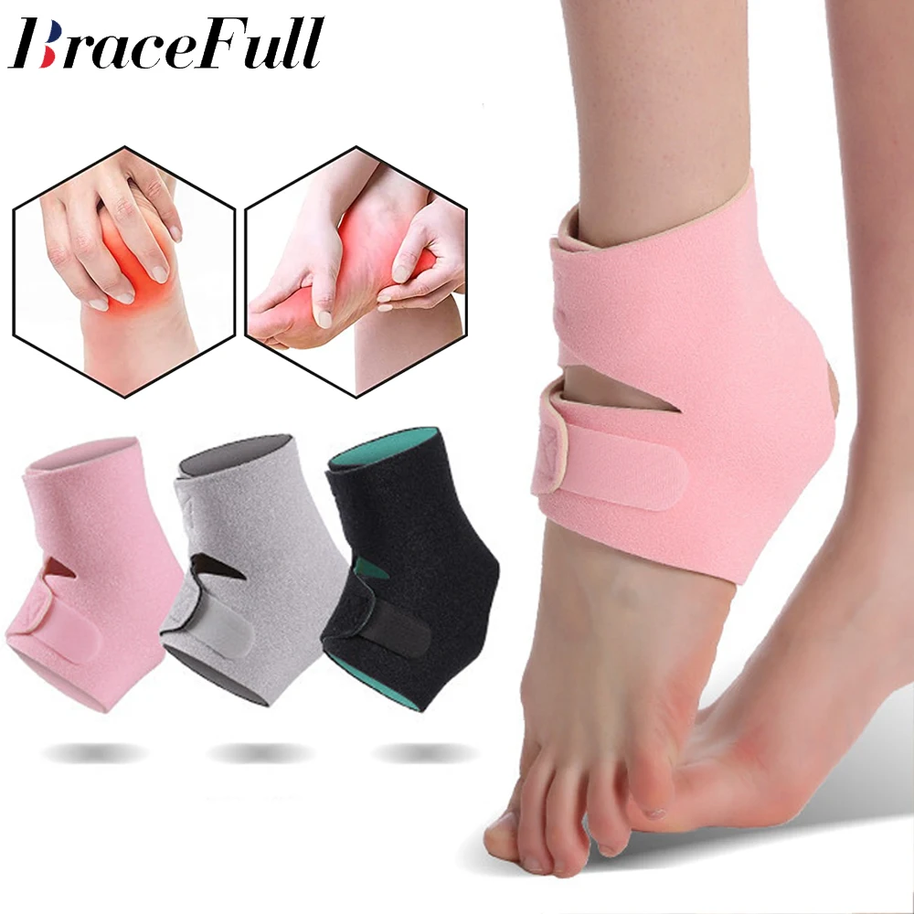 1Pc Sports Compression Anklet Adjustable Ankle Support Pain Relief Stabilizer Ankle Brace For Football Running Foot Protective