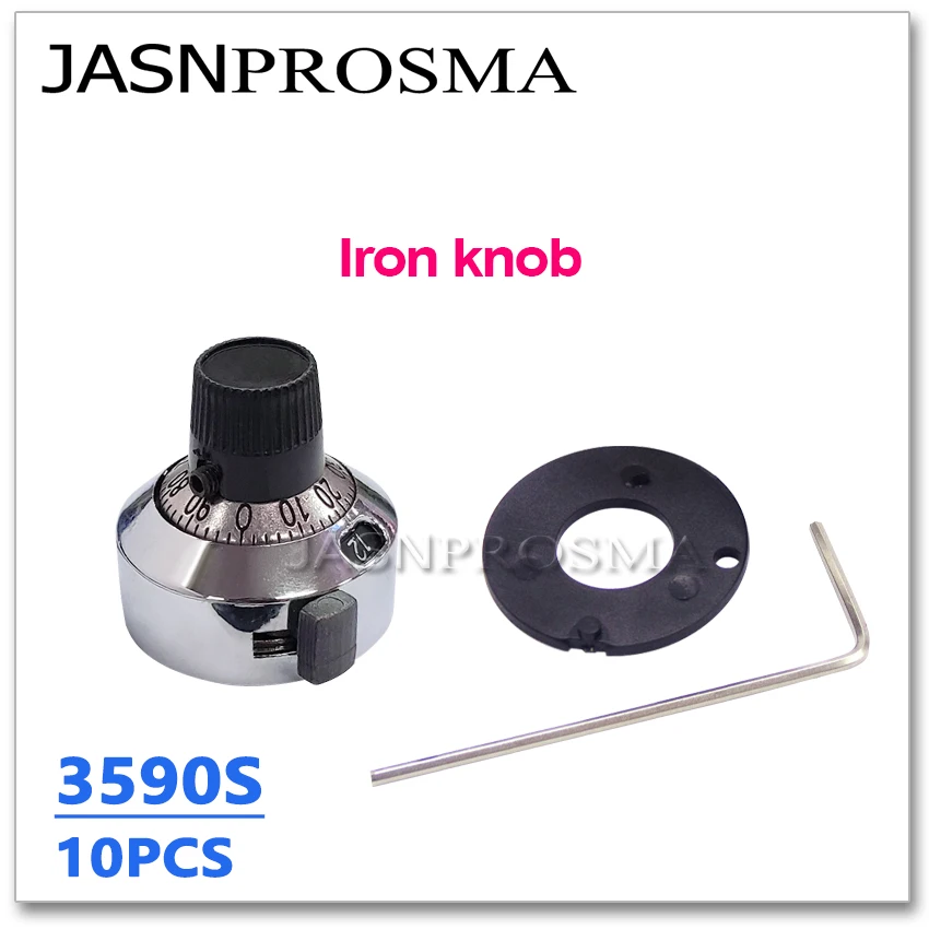 JASNPROSMA 10PCS 3590S 100R 200R 500R 101 201 501 3590S-2-101L 3590S-2-201L OHM ปรับ Trimmer ตัวต้านทาน Potentiometer KNOB