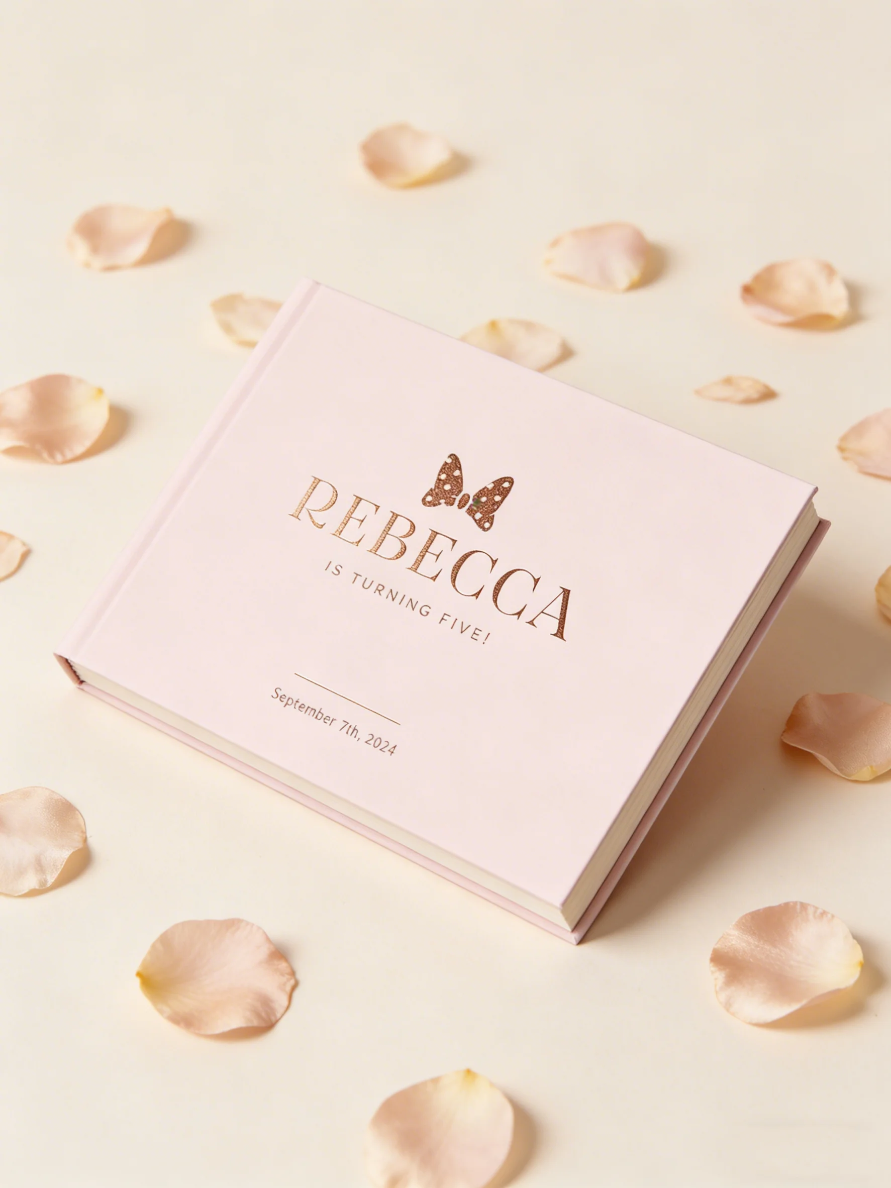 

Книга для гостей на день рождения с Минни Маус, персонализированный фотоальбом в твердом переплете для дня рождения девочки