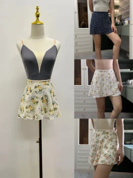 Kadın bale küçük önlük Tutu kızlar yeni stil baskı uygulama Leotard etek yetişkin Elegance günlük egzersiz bale dans elbise