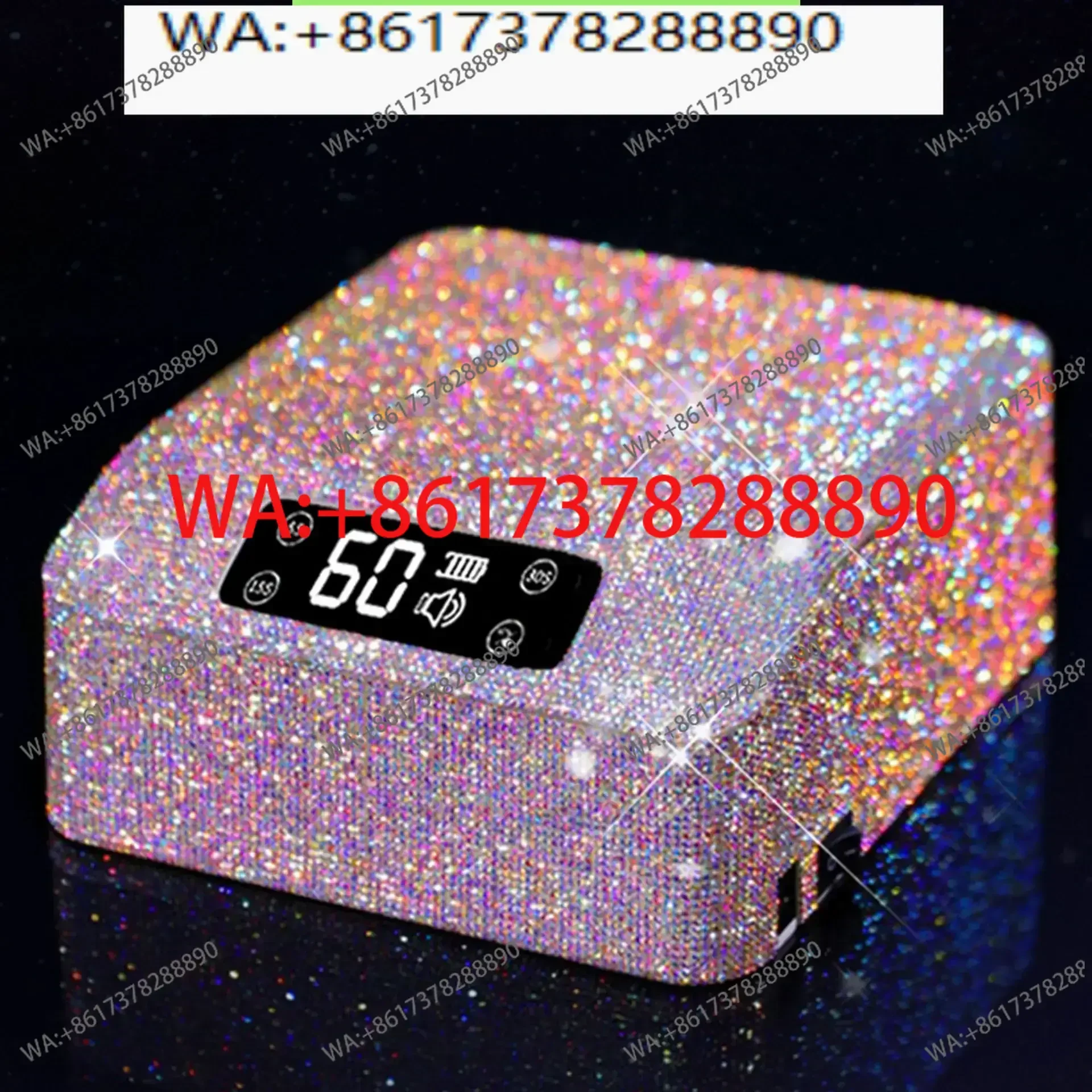 2024 New Design High Power Uv Curing Lamp System Cordless Pink Glue LED Nail Dryer