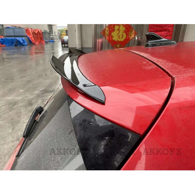 For Volkswagen Golf 8 GTI MAX Roof Spoiler High Quality ABS Material Glossy black Car Spoiler