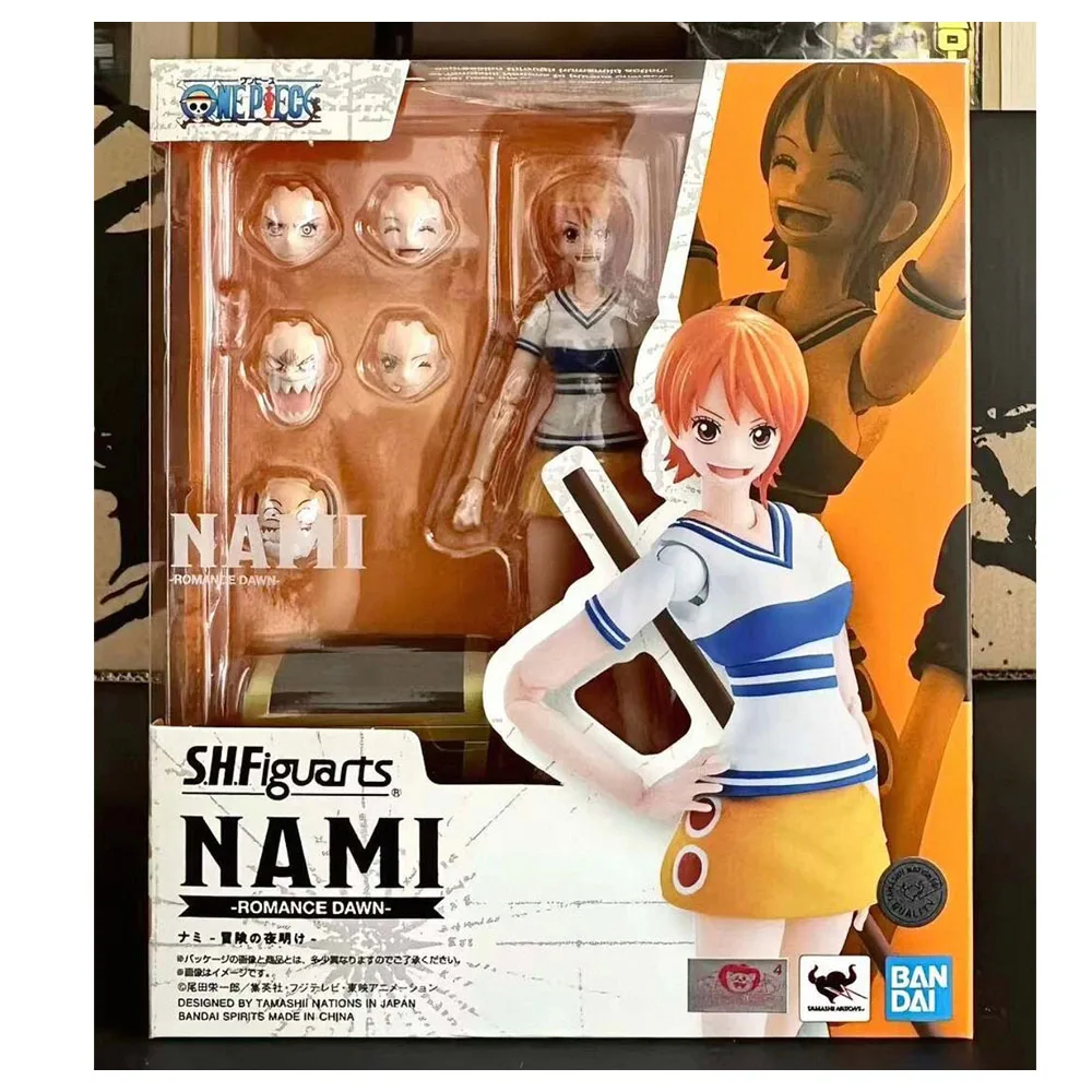 bandai-shfiguarts-one-piece-nami-the-dawn-of-romance-figurine-d'action-modele-de-collection-jouet