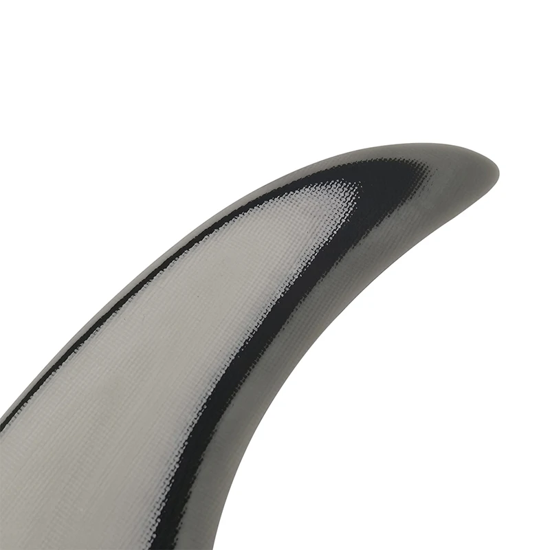 Surf 9 ”Longboard Fin central Aleta Sup Board Fin Color blanco Surf Paddleboard Fin Fibra de vidrio Aletas de surf Longboards