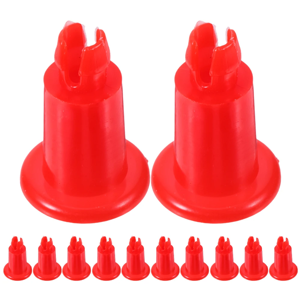 

12 Pcs Red Electronic Scale Accessories 30kg Capacity Foot Stands Weighing Pan Leveler Durable Material Universal Tray Feet