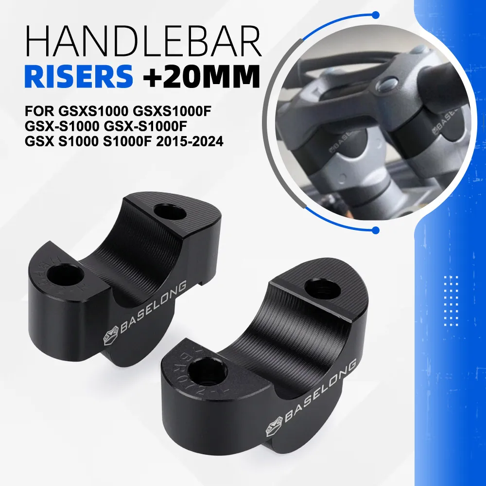 

Motorcycle Handlebar Riser For Suzuki GSXS1000 GSXS1000F GSX-S1000 GSX-S1000F GSX S1000 S1000F 2015-2024 Bar Mount Handle Clamp