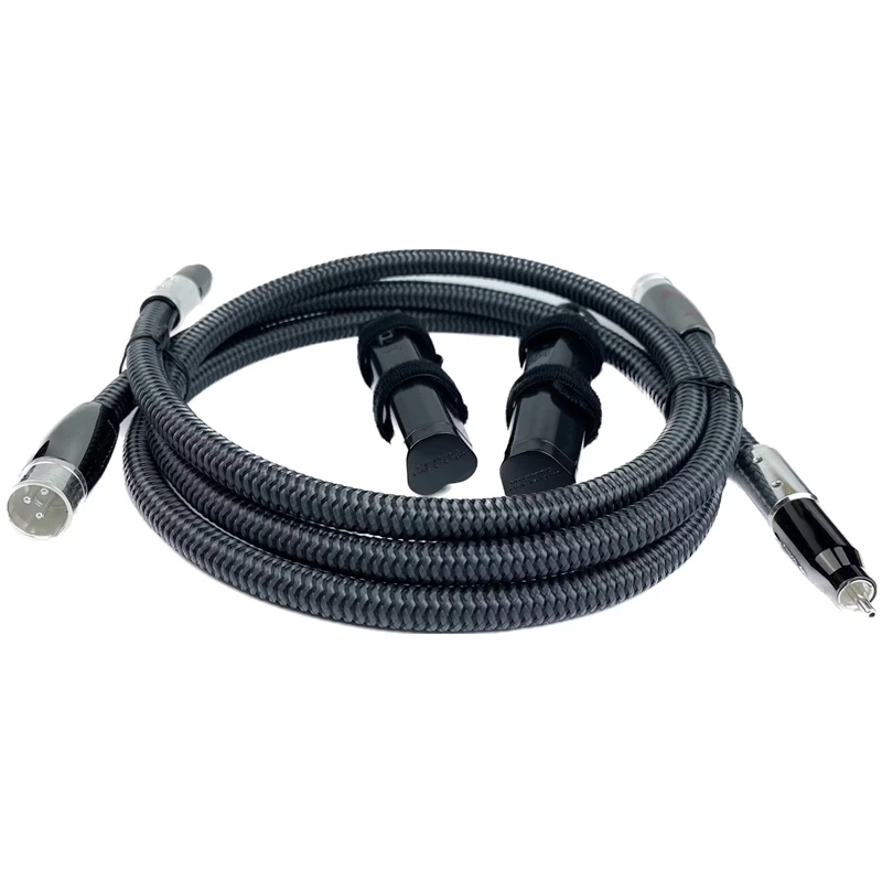 Wel Signature RCA To XLR Male & Female Cable PSS Silver Cold-Welded Connector with 72V Battery