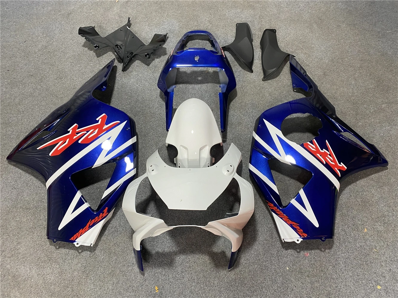 Motorcycle Fairing Fit CBR954RR 2002 2009 954 02-03 Fairing Body Blue White